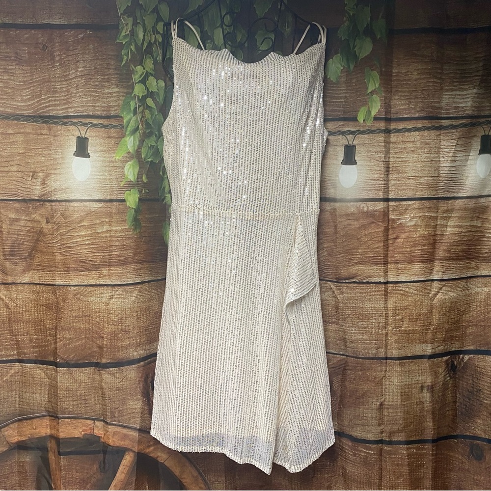 🆕 Boutique Gold Sequin Dress